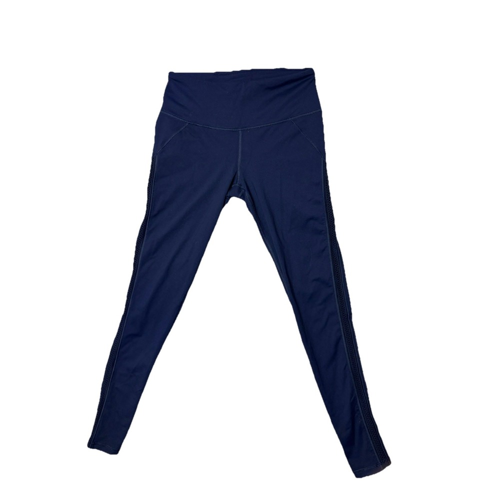 Victoria's Secret Sport Knockout Navy Blue High-Waisted Mesh Leggings Small